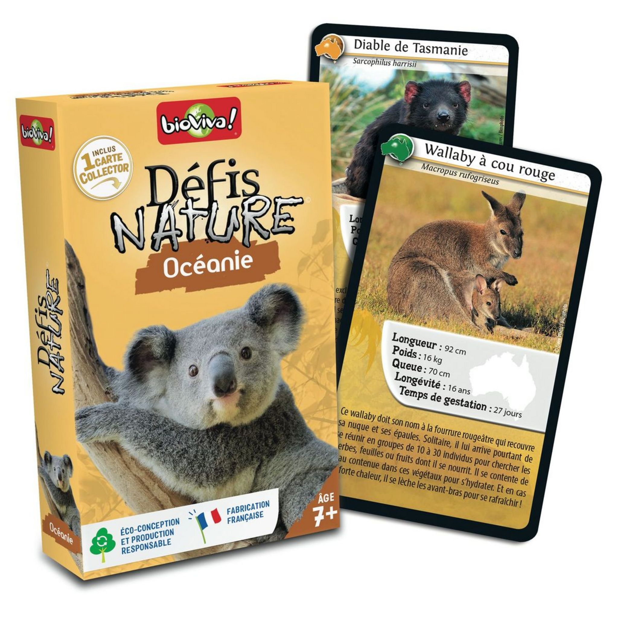 BIOVIVA Défis Nature Océanie 36 cartes collector