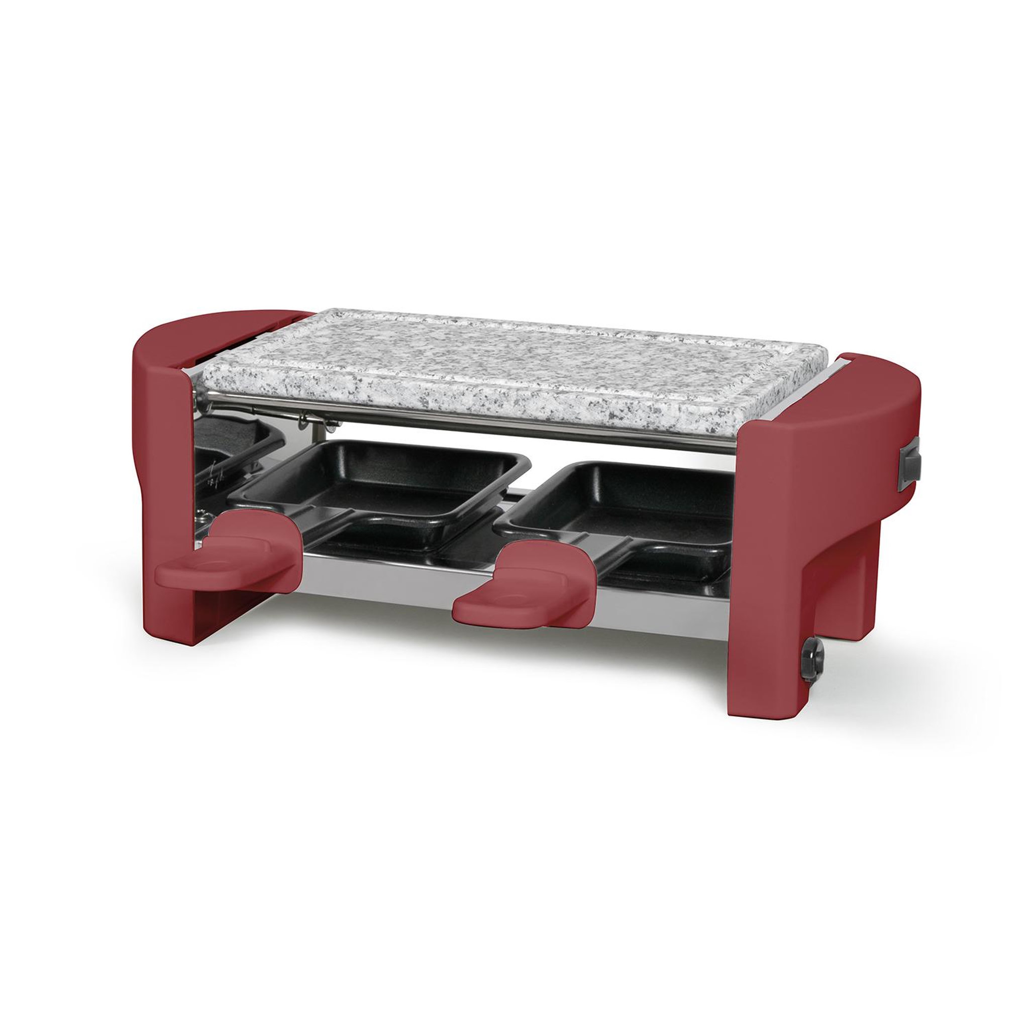 LIVOO Appareil à raclette 2 personnes 320w rouge - doc369rc