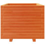 Voir la diapositive 5 : VIDAXL Jardiniere cire marron 60x60x49,5 cm bois de pin massif