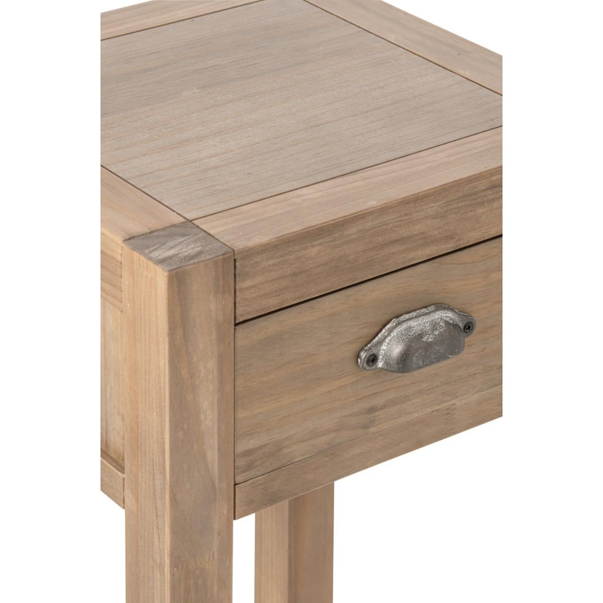 Voir la diapositive 5 : J-LINE Table d'appoint en bois  blois  90cm naturel