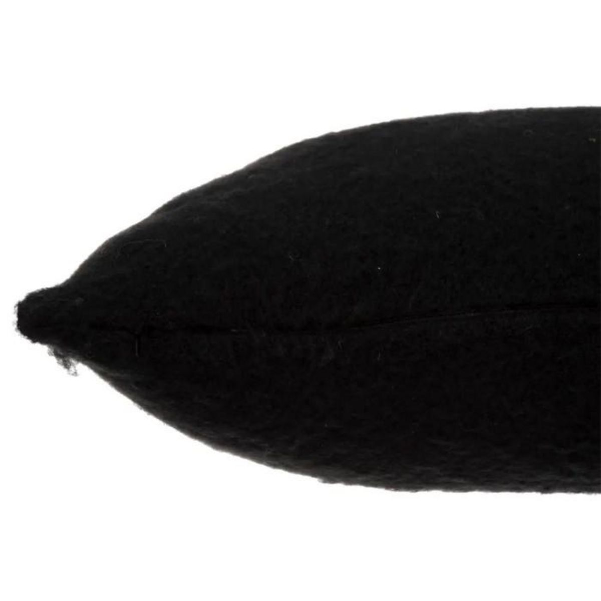ATMOSPHERA Coussin Déco Effet Mohair  Origines  45x45cm Noir