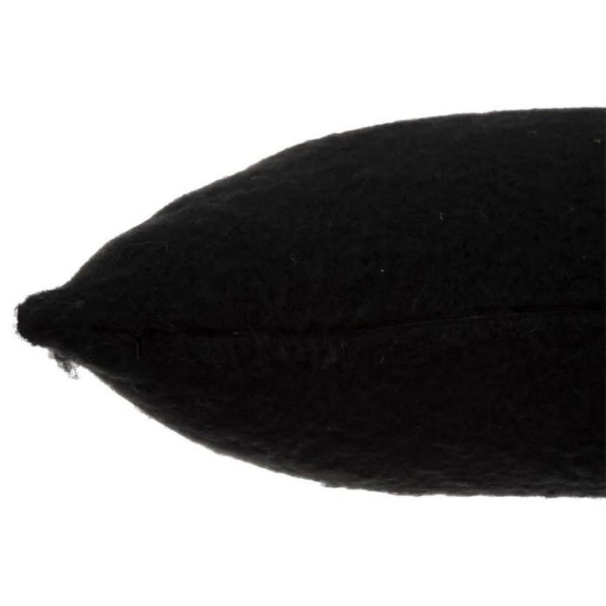 ATMOSPHERA Coussin Déco Effet Mohair  Origines  45x45cm Noir