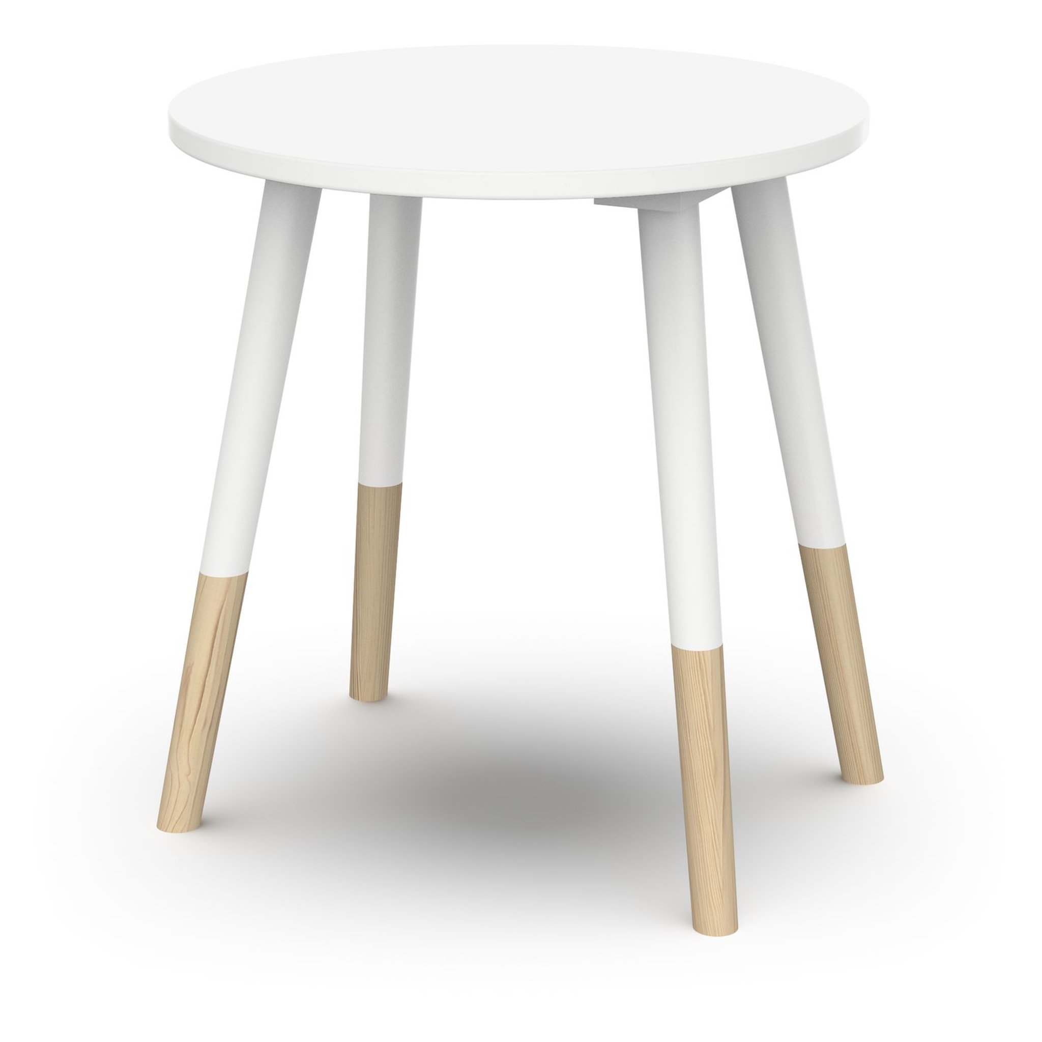 Voir la diapositive 2 : Tabouret enfant blanc LINIA 
