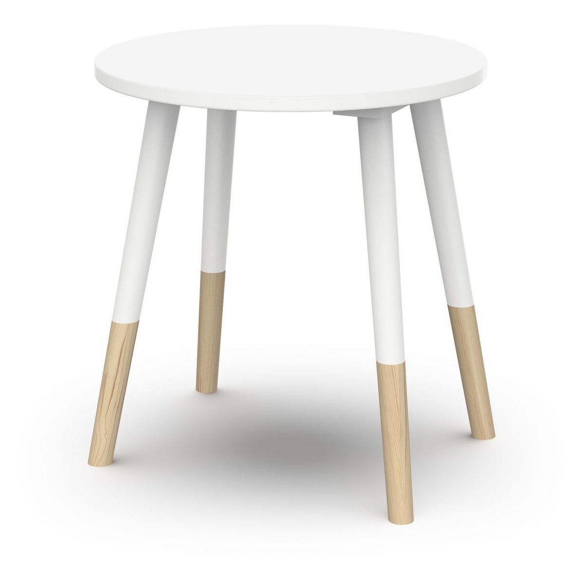 Tabouret enfant blanc LINIA 