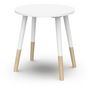 Voir la diapositive 2 : Tabouret enfant blanc LINIA 