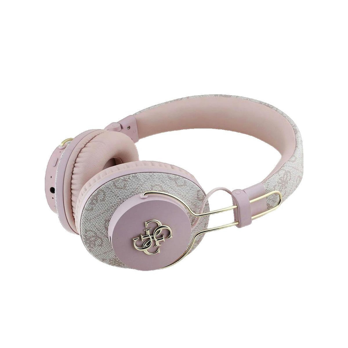 GUESS Casque audio sans fil Guess Metal 4G Logo rose