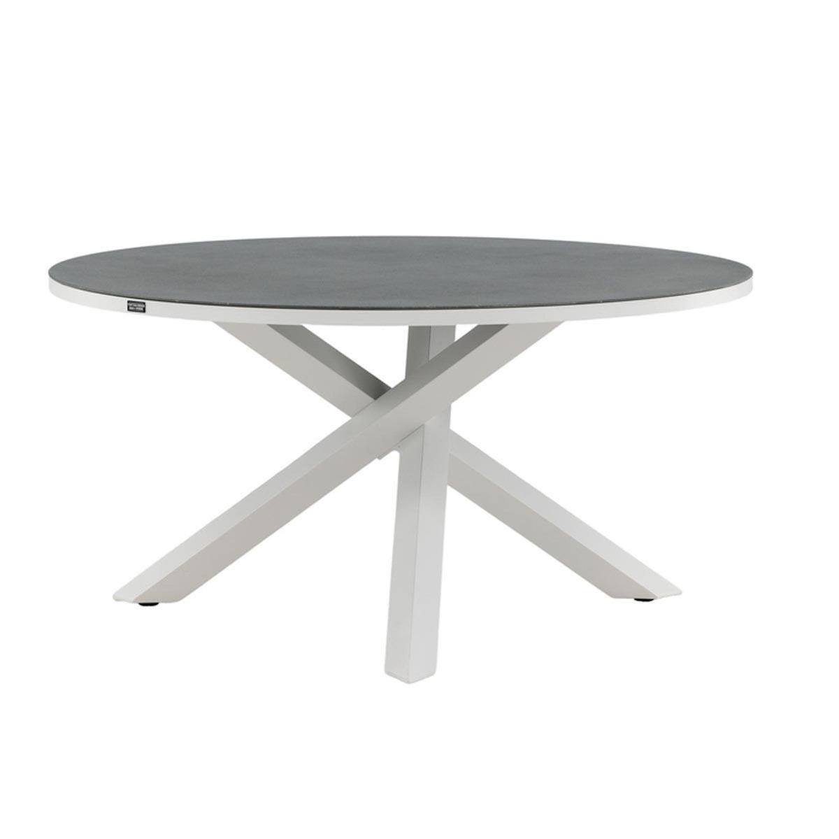 Paris Prix Table de Jardin Ronde  Copacabana  140cm Gris
