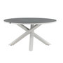 Voir la diapositive 1 : Paris Prix Table de Jardin Ronde  Copacabana  140cm Gris