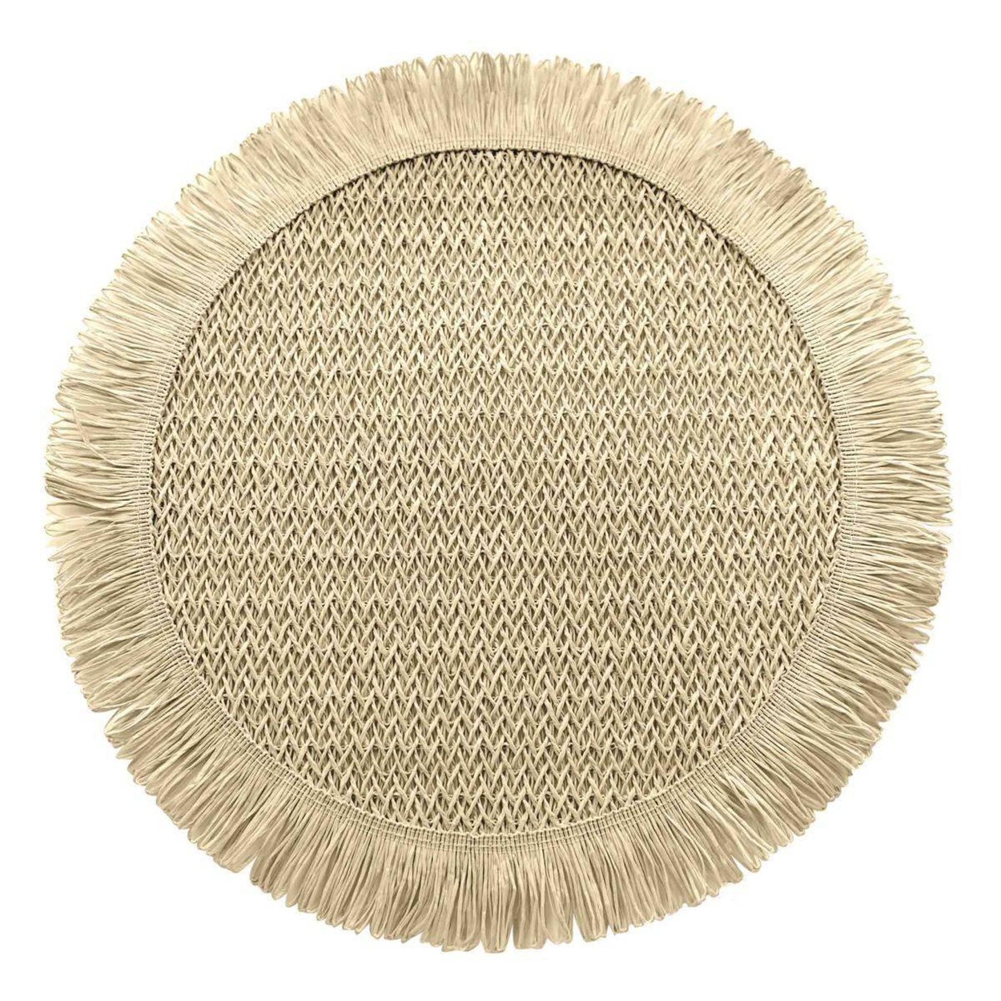 Douceur d'Intérieur Set de table en papier  pepita  38cm naturel