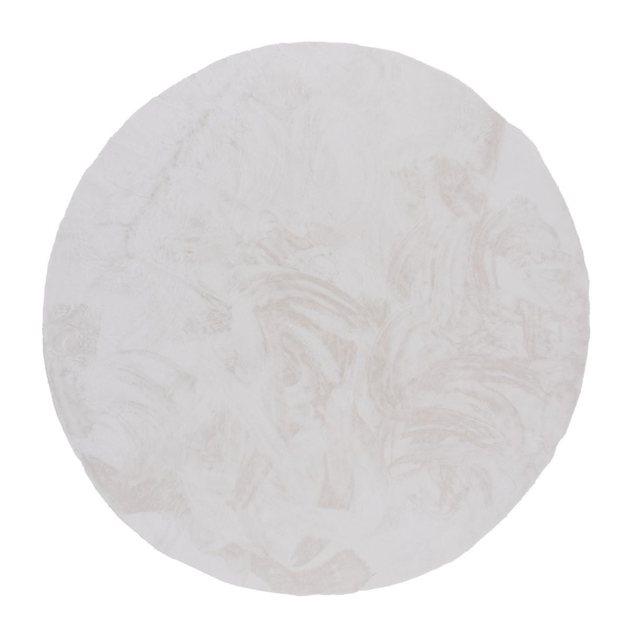 Paris Prix Tapis rond design  nina  200cm blanc