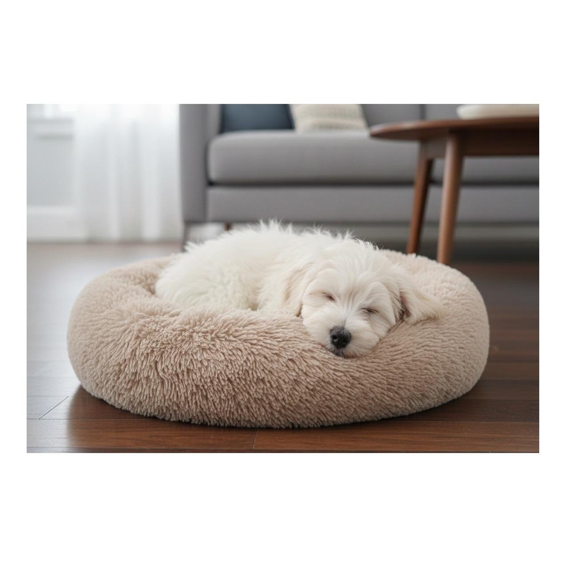 Voir la diapositive 3 : Eden Panier rond ultra doux krem