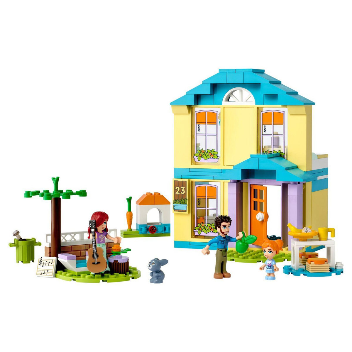 LEGO Friends 41724 La maison de Paisley, Jouet Filles et Garçons 4 Ans, avec Mini-Poupées, et Accessoires