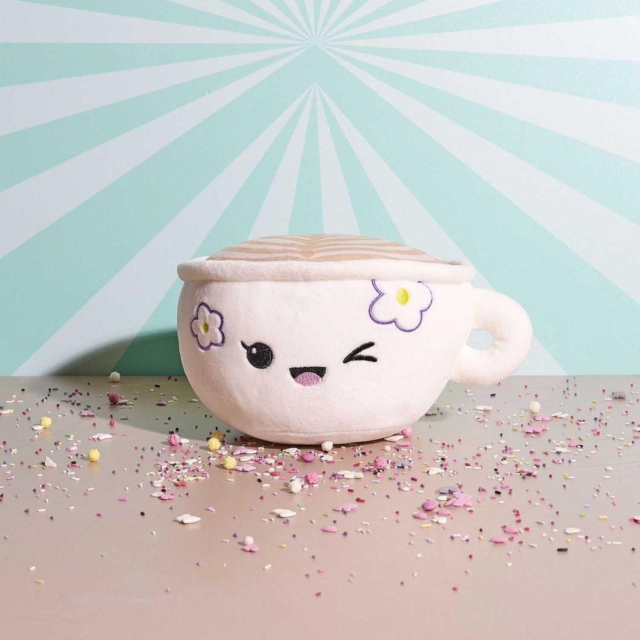Voir la diapositive 5 : The concept Factory Peluche enfant tasse à café  kawaii  18cm blanc