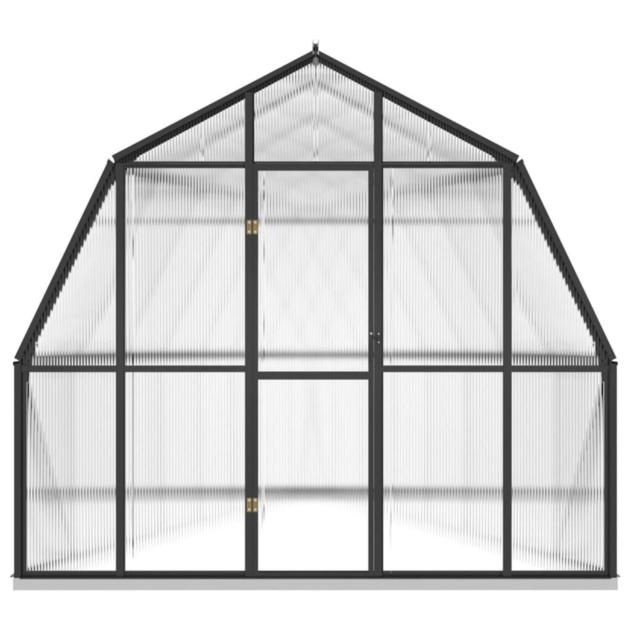 Voir la diapositive 3 : VIDAXL Serre avec cadre de base anthracite 12,63 m^2 Aluminium