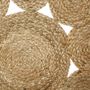Voir la diapositive 4 : ATMOSPHERA Tapis ajouré en jute Esra Diam. 80cm - Beige