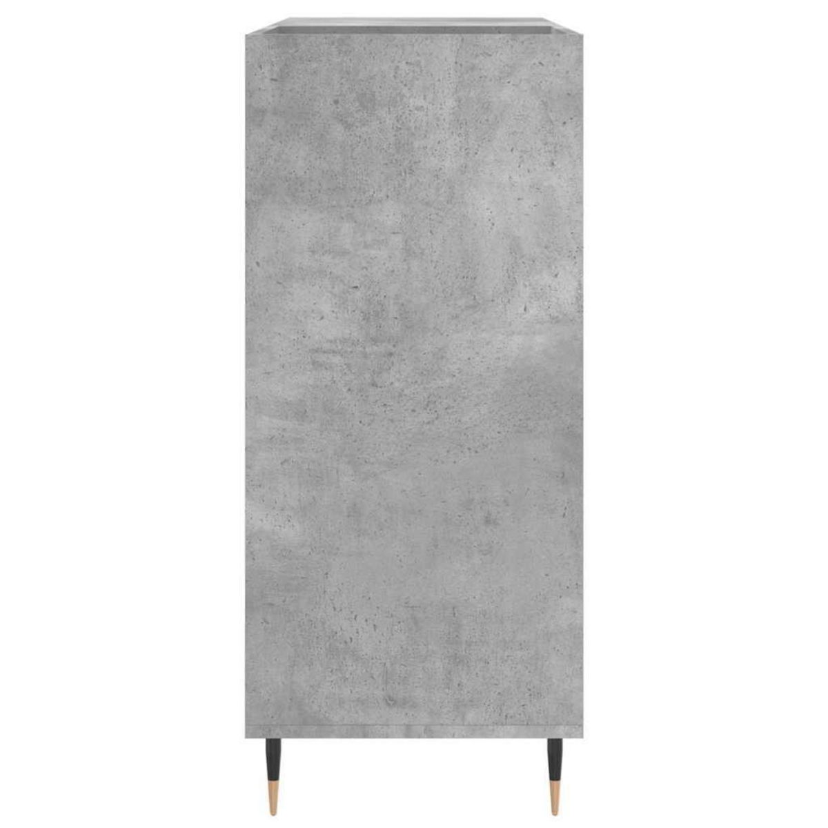 VIDAXL Armoire a disques gris beton 84,5x38x89 cm bois d'ingenierie