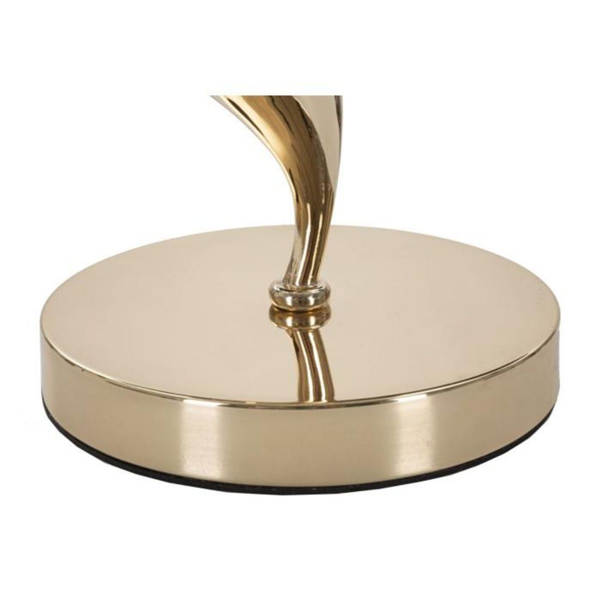 Paris Prix Lampe à Poser Imitation Plume  Slim  63cm Or & Rose