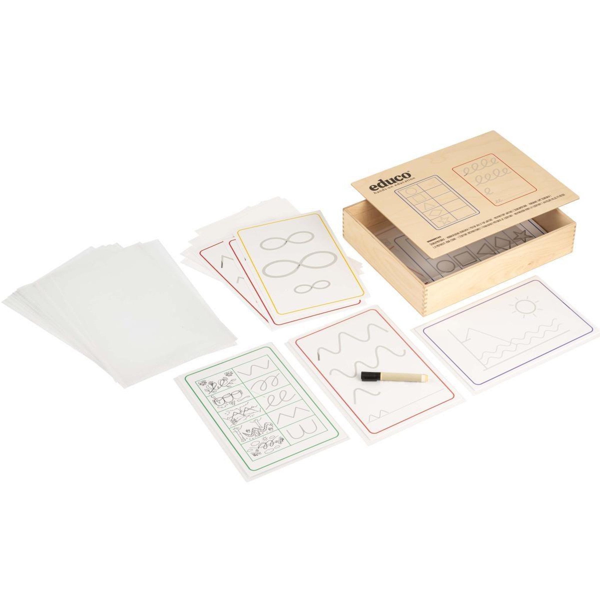 EDUCO Motricité d'écriture - cartes à motifs