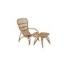 Voir la diapositive 4 : Paris Prix Fauteuil de Jardin & Repose-Pieds  Ella  131cm Naturel