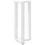 Voir la diapositive 4 : VIDAXL Pieds de table de bar forme de T 2 pcs blanc 50x35x(100-101) cm