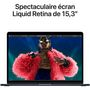 Voir la diapositive 5 : APPLE Ordinateur Apple Air 15' M3 16Go RAM 256Go SSD Minuit