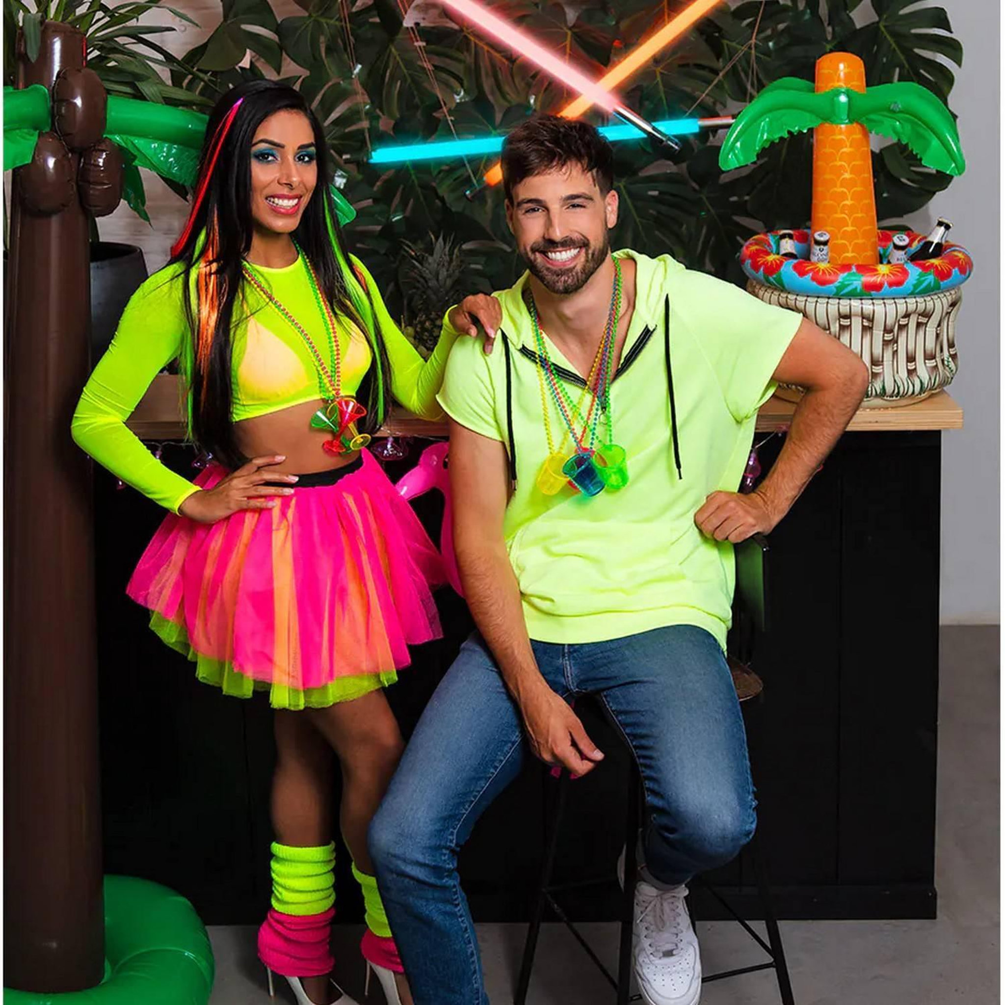Voir la diapositive 3 : Boland Jupe Tulle Tutu Jaune Fluo