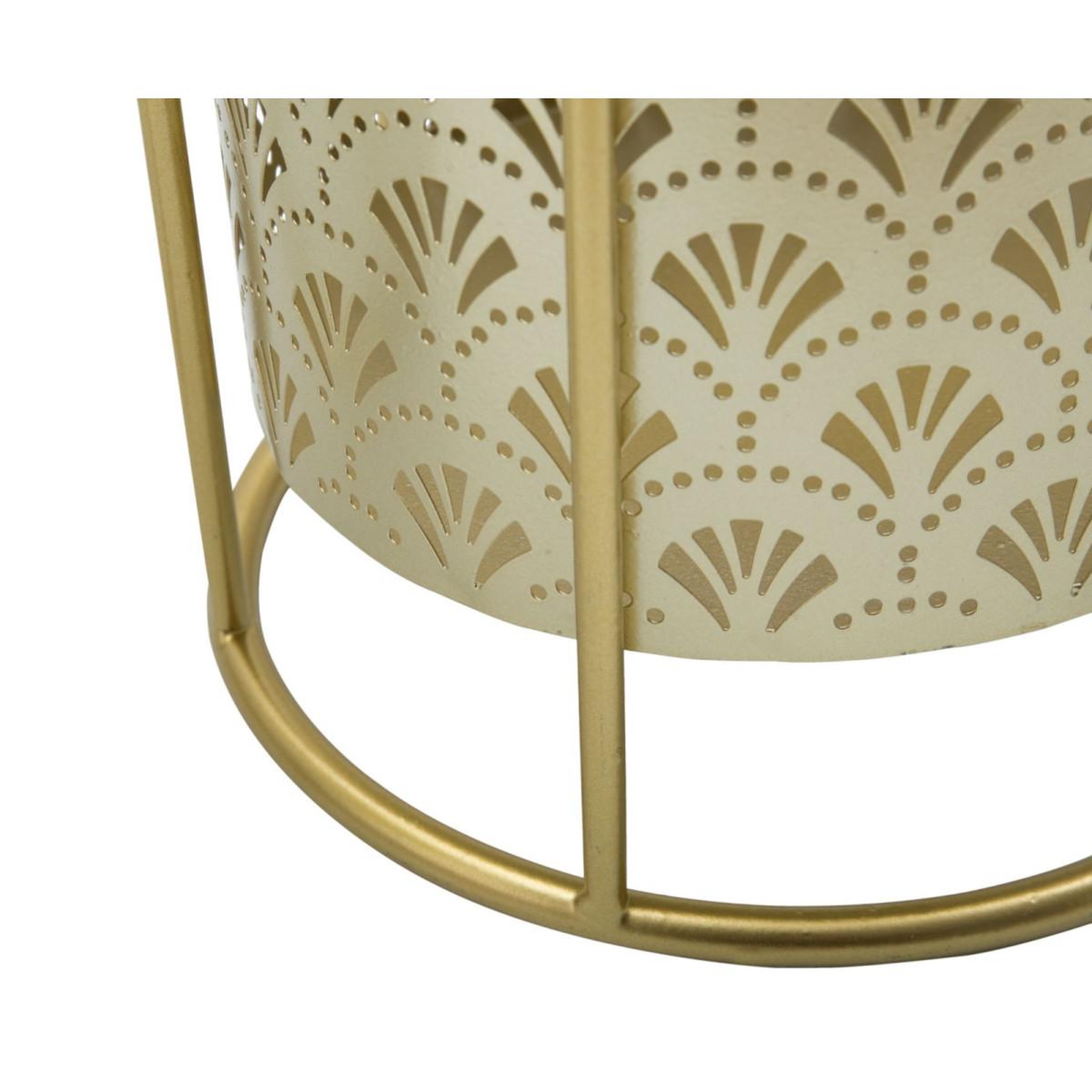 Voir la diapositive 5 : Paris Prix Lot de 2 cache-pots sur pied  glovy  40cm or