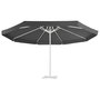 Voir la diapositive 2 : VIDAXL Tissu de remplacement pour parasol d'exterieur Anthracite 500cm