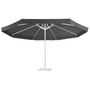 Voir la diapositive 2 : VIDAXL Tissu de remplacement pour parasol d'exterieur Anthracite 500cm