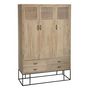 Voir la diapositive 1 : Paris Prix Armoire 3 Portes en Bois  Bombay  115cm Naturel