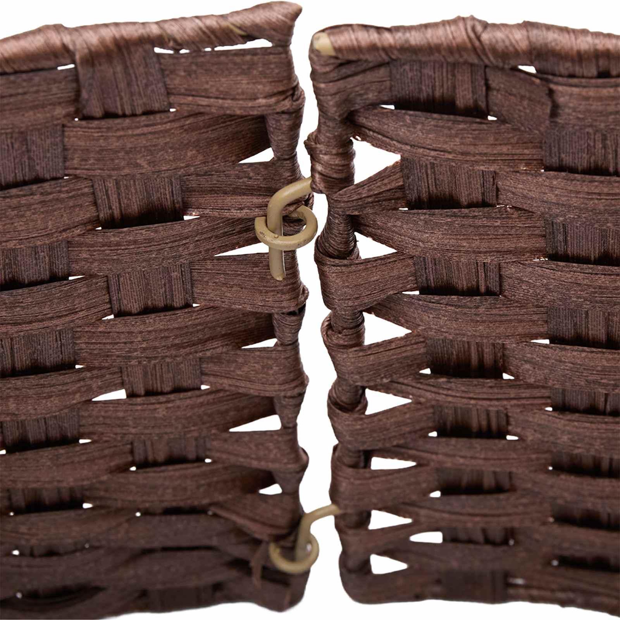 Voir la diapositive 6 : VIDAXL Collier de sapin de Noël Rond Marron fonce Diam. 90 x 28 cm