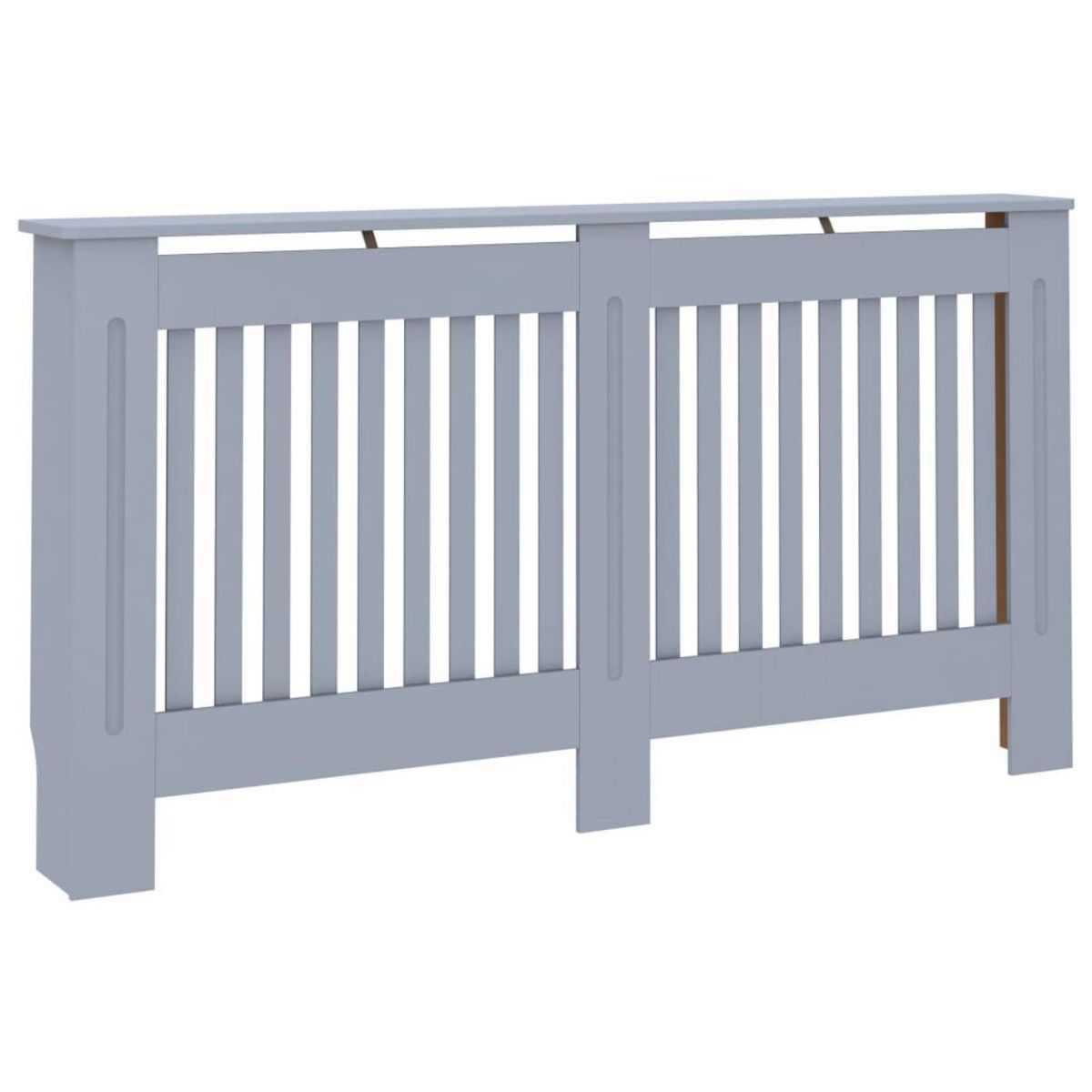 VIDAXL Cache-radiateur anthracite 152x19x81,5 cm MDF