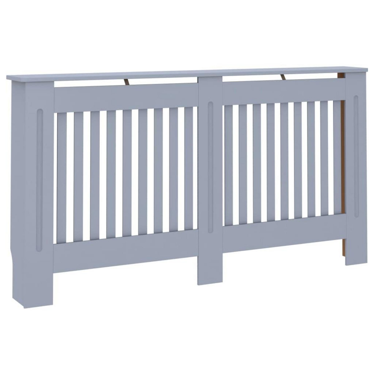 VIDAXL Cache-radiateur anthracite 152x19x81,5 cm MDF