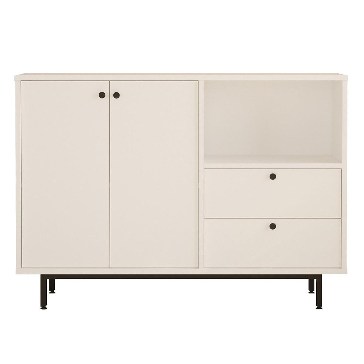 Paris Prix Buffet de Cuisine Bas  Kieth  120cm Blanc