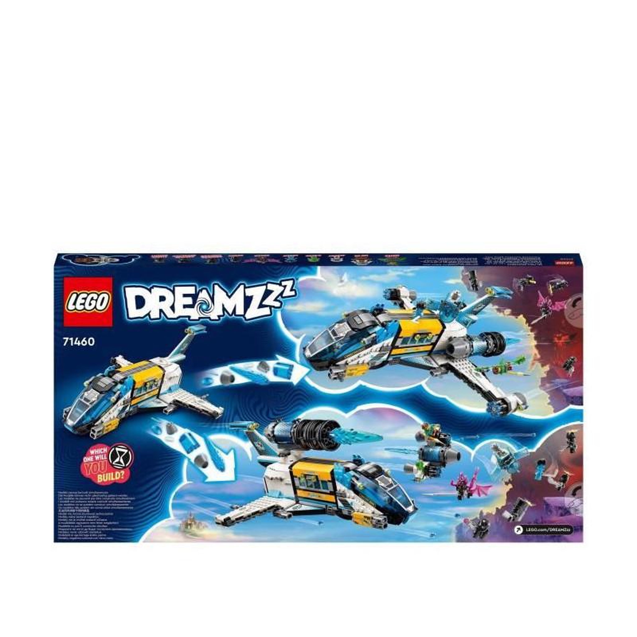 Voir la diapositive 6 : LEGO LEGO DREAMZzz 71460 Le Bus de l'Espace de M. Oz, Jouet de Vaisseau Spatiale 2-en-1, avec Z-Blob