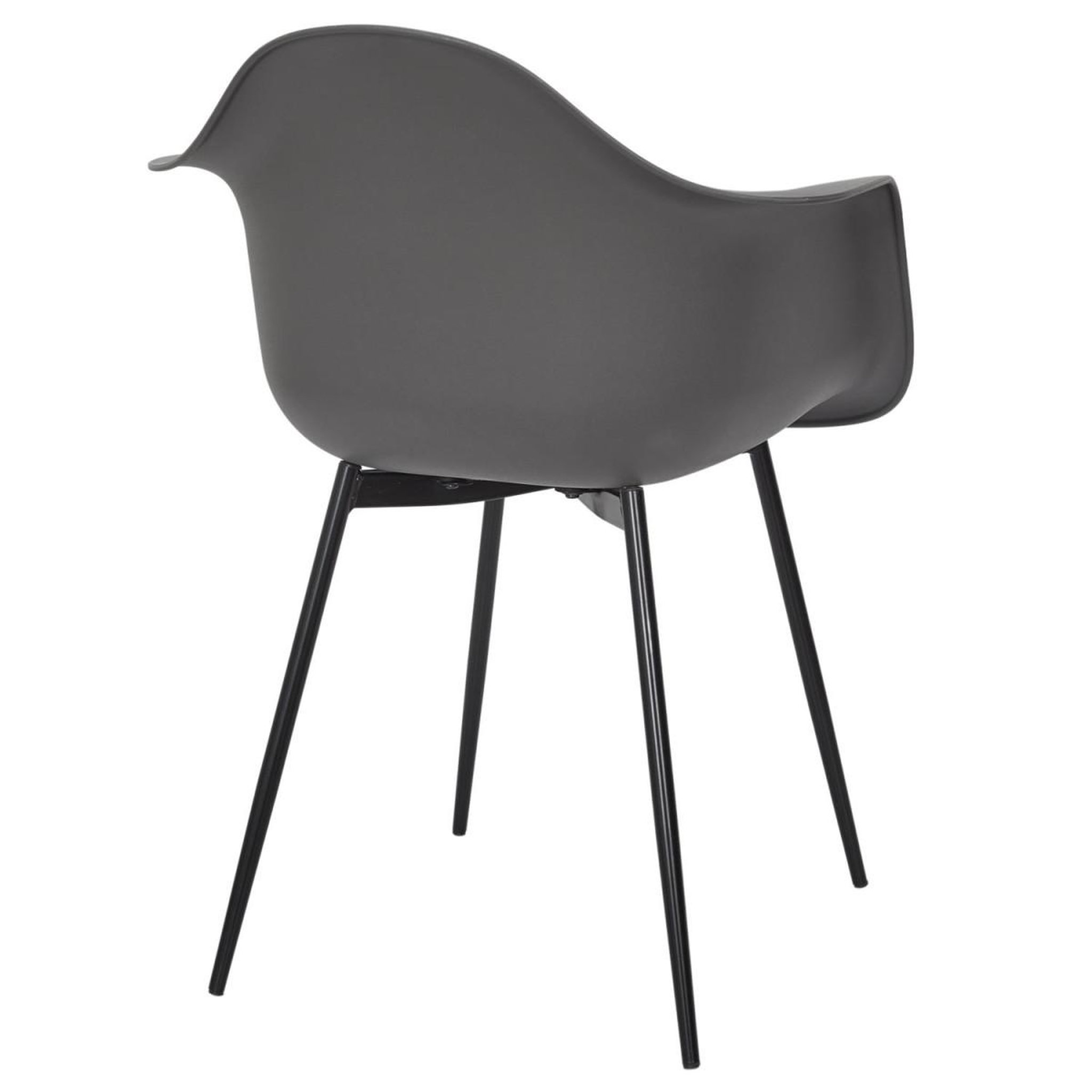 Voir la diapositive 5 : The Home Deco Factory Lot de 4 chaises fauteuil  gustav  85cm gris