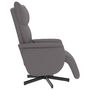 Voir la diapositive 4 : VIDAXL Fauteuil inclinable de massage repose-pieds gris similicuir
