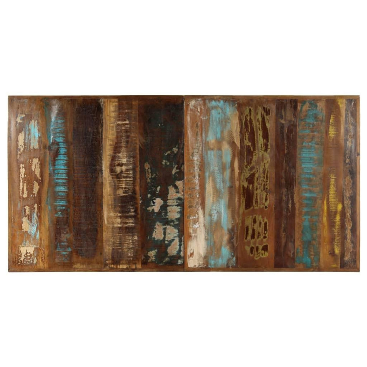 VIDAXL Table a manger 140x70x75 cm Bois de recuperation massif
