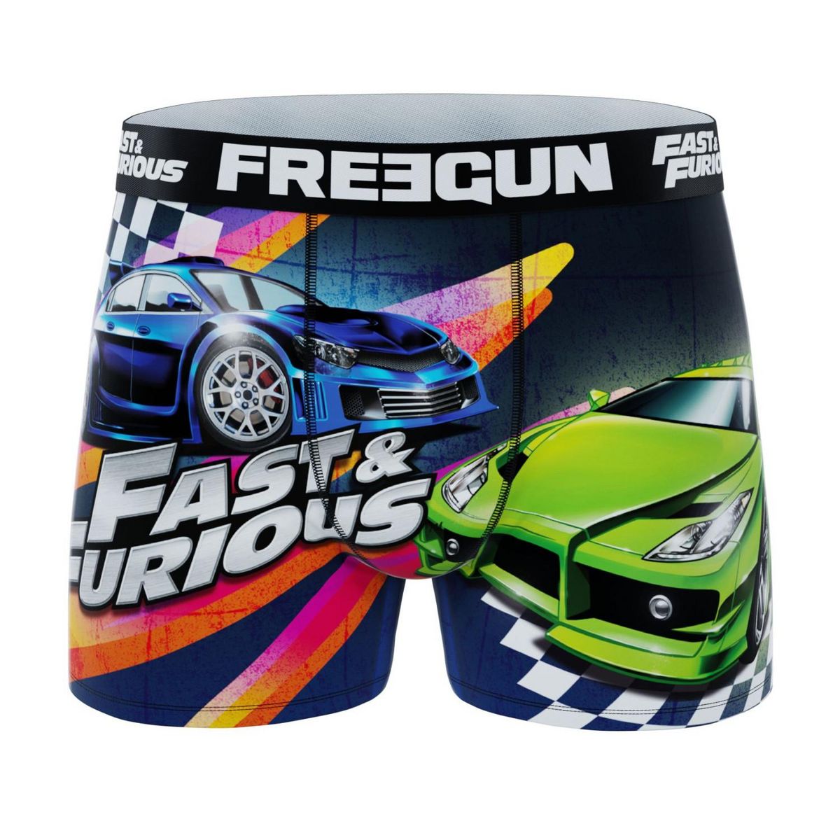 FREEGUN Lot de 3 boxers enfant Fast and Furious