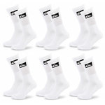 QUIKSILVER Quiksilver Pack de Chaussettes Homme Crew – Lot 6 Paires Sport Cushioned. Coloris disponibles : Bicolore, Noir, Blanc