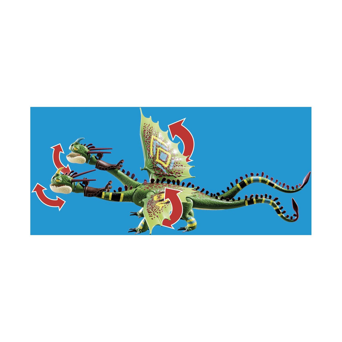 PLAYMOBIL 70730 Dragon Racing - Course de dragons : Kognedur Kranedur Pète et Prout