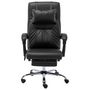Voir la diapositive 2 : VIDAXL Chaise de bureau de massage Noir Similicuir