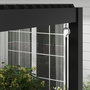 Voir la diapositive 6 : OUTSUNNY Pergola 3 x 3 m bioclimatique style contemporain alu noir