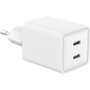 Voir la diapositive 3 : ESSENTIEL B Chargeur 40W PowerDelivery 2 USB-C - Blanc