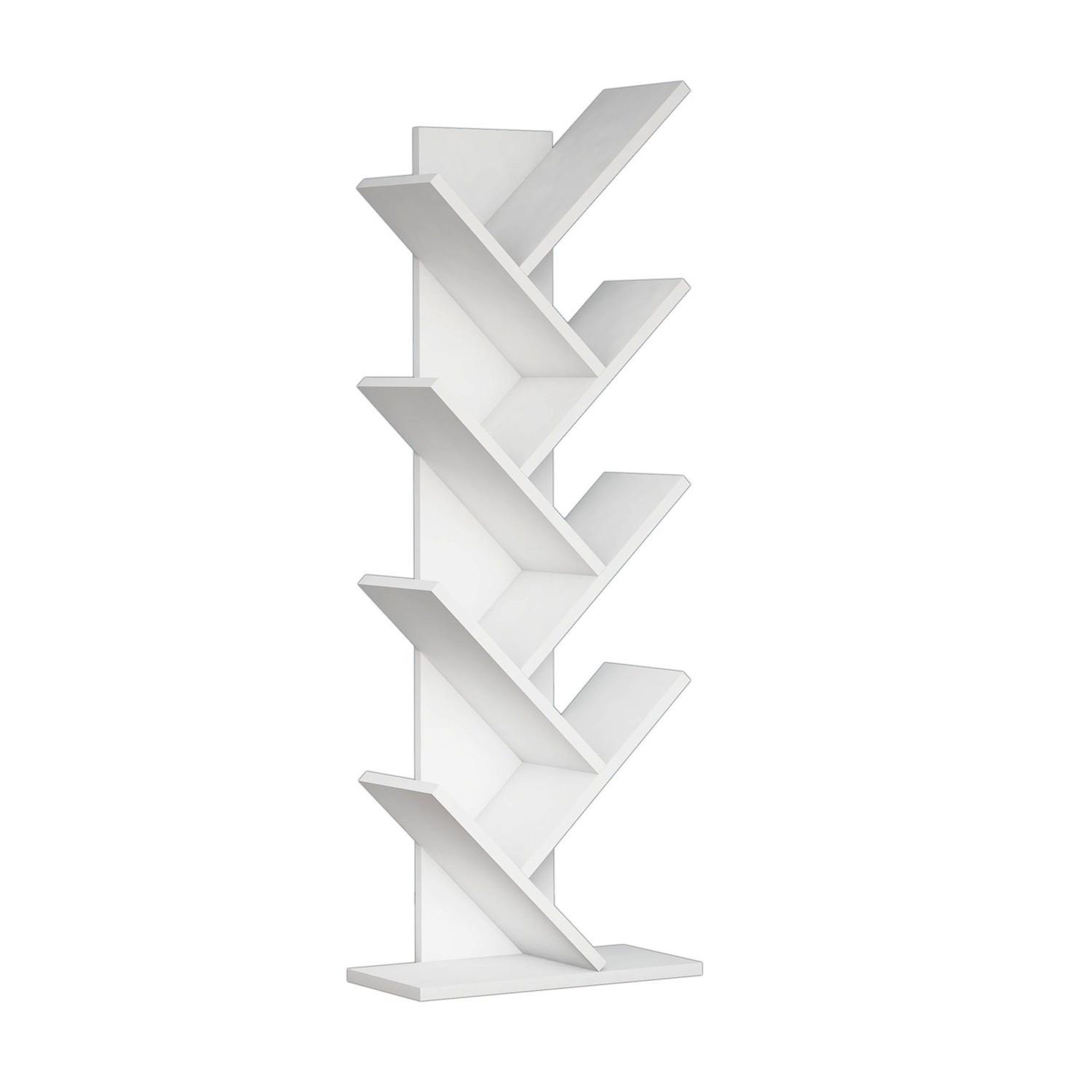 Habitat et Jardin Bibliothèque en bois  hitit  - 46 x 22 x 128 cm - blanc