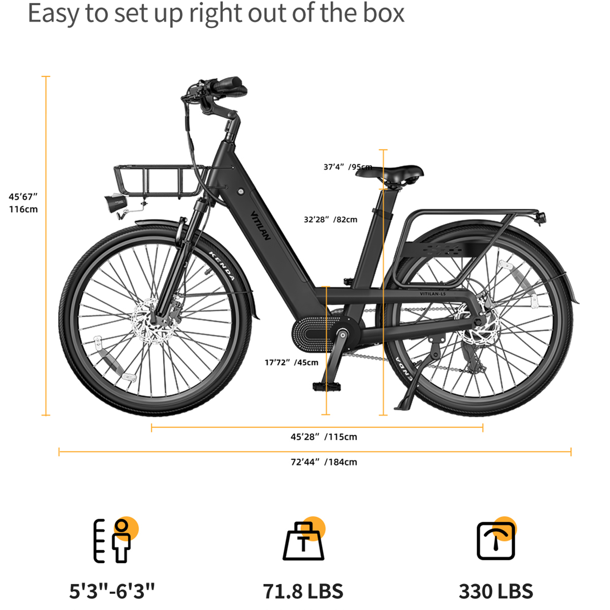 Voir la diapositive 5 : VITILAN Vélo électrique urbain VITILAN L5