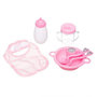 Voir la diapositive 1 : Be Toys Set Repas 6 Pièces pour Bébé  Accessoires  Rose