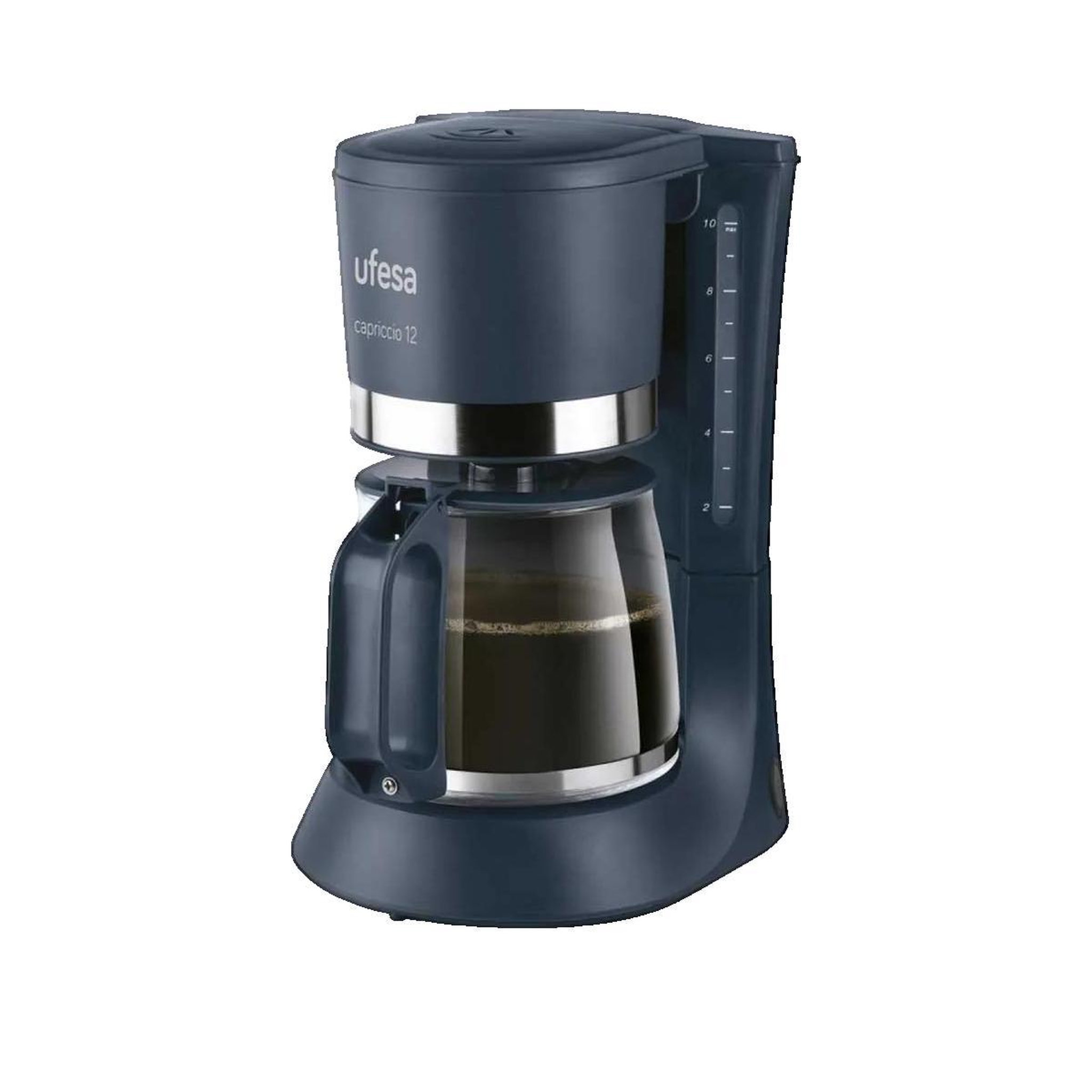 Voir la diapositive 2 : UFESA Cafetière de Goutte Ufesa 12 Tasses 680W Bleu Noir