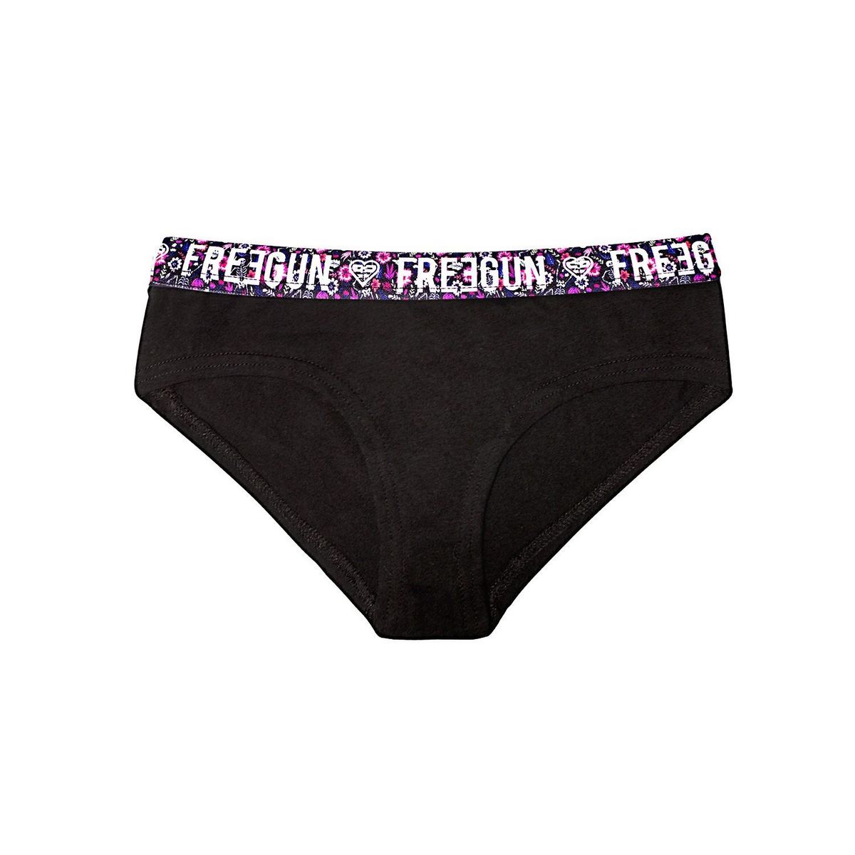 FREEGUN Lot de 4 Boxers coton fille Uni