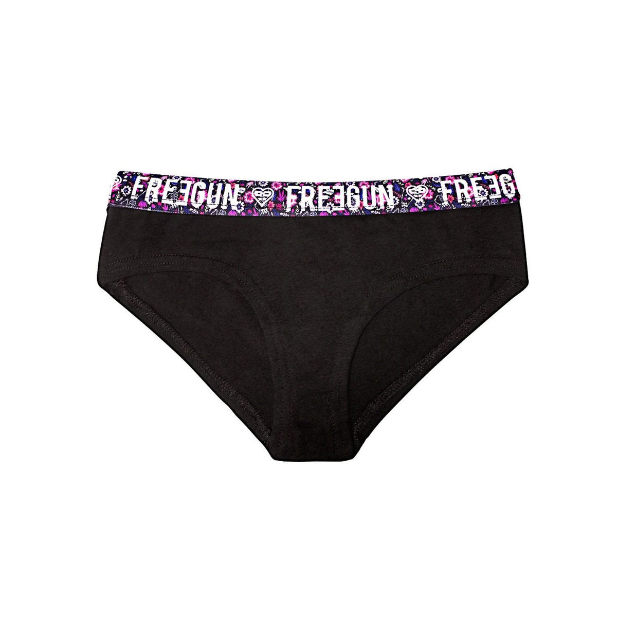 FREEGUN Lot de 4 Boxers coton fille Uni